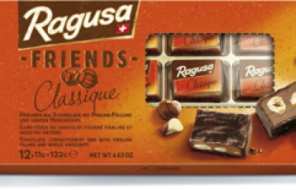 Ragusa Classic milk chocolate perlin